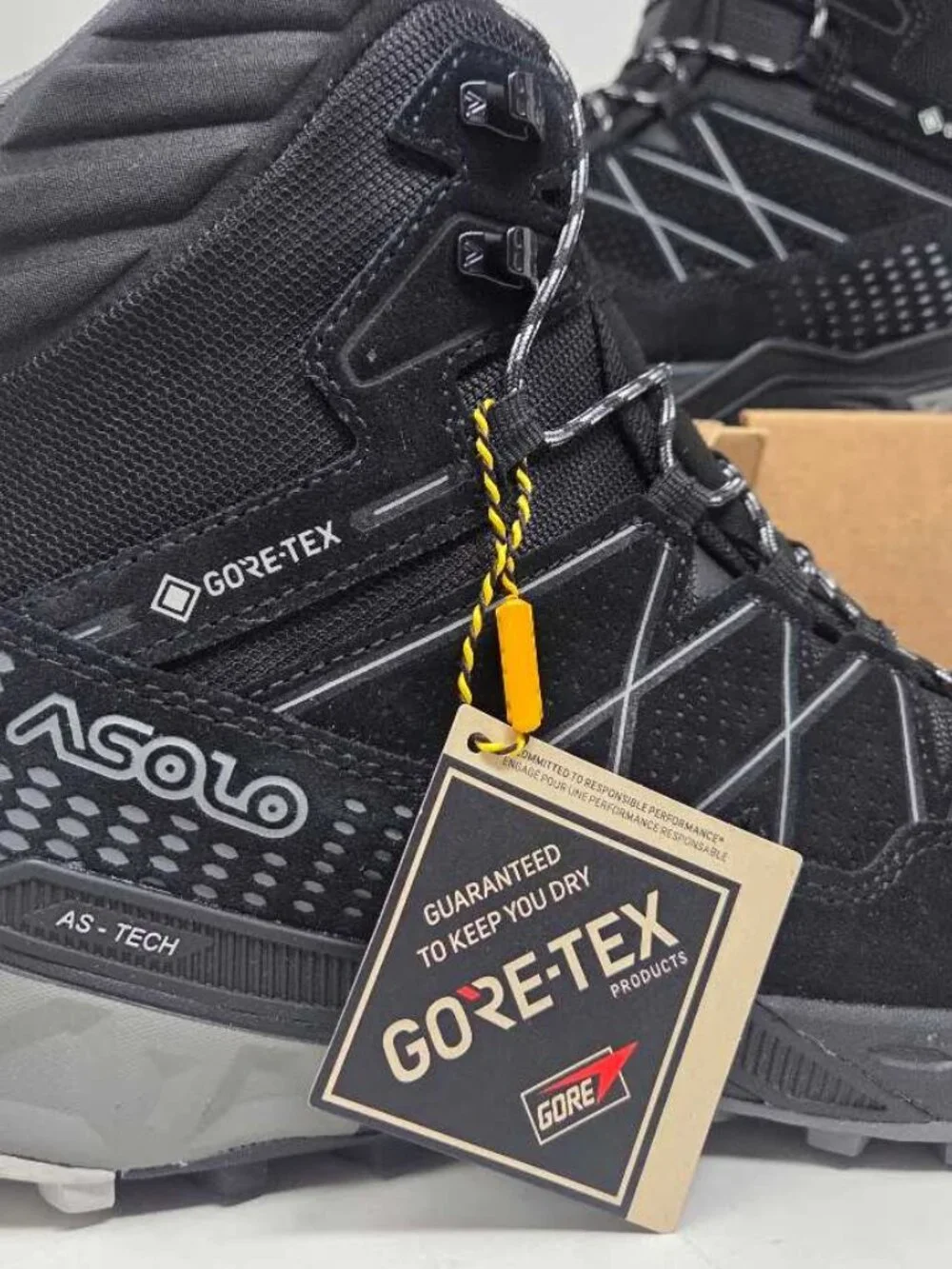 NWOB 10 Asolo Tahoe Winter GTX Gore-Tex hiking boots in black